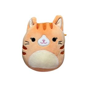 Squishmallows GiGi 6" Cat‎ Plush Orange Tabby Kellytoy Stuffed Animal Toy Kids